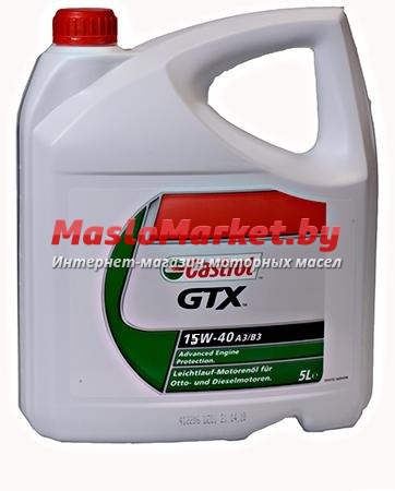 CASTROL GTX 15W-40 A3/B3 4l CASTROL GTX 15W-40 A3/B3 4l